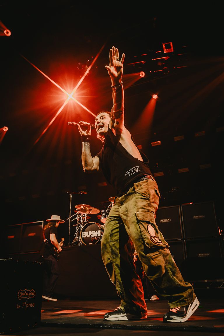 Bush performing live at AEC Theatre in Adelaide